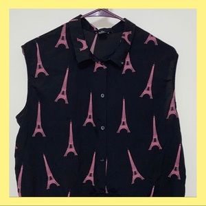 Eiffel Tower Blouse
